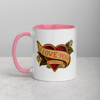 Thumbnail for “I love you but I hate you” Mug with Color Inside - Design Hero