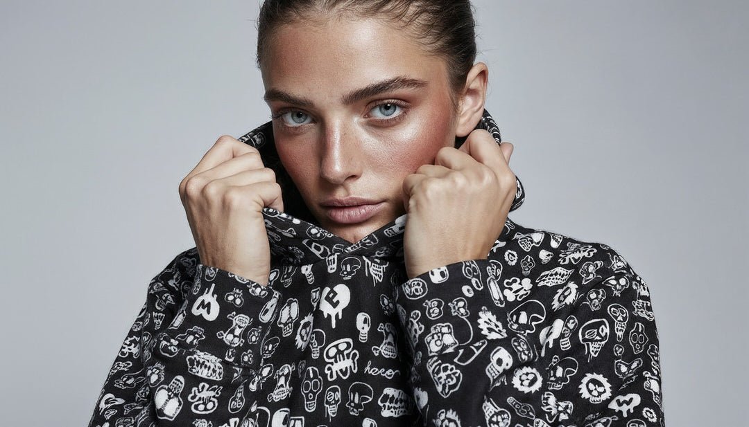 Black Skull Unisex Hoodie - Design Hero
