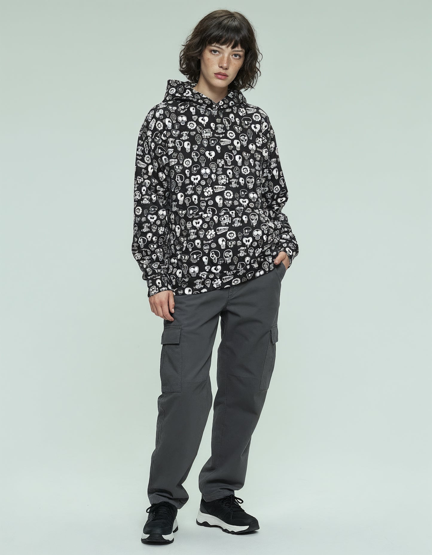 Black Skull Unisex Hoodie