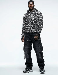 Black Skull Unisex Hoodie - Design Hero