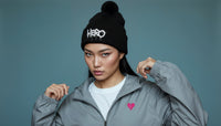 Broken Heart; Embroidered Champion Packable Jacket design by Hero.