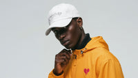 Broken Heart; Embroidered Champion Packable Jacket design by Hero.