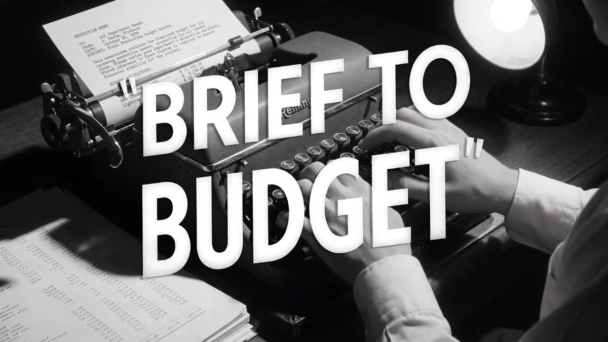Brief to Budget — hand it the brief, it builds the whole thing