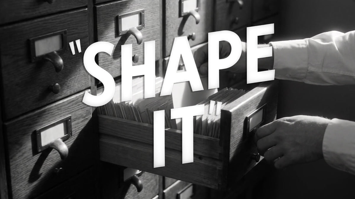 Shape It — move departments and line items in seconds