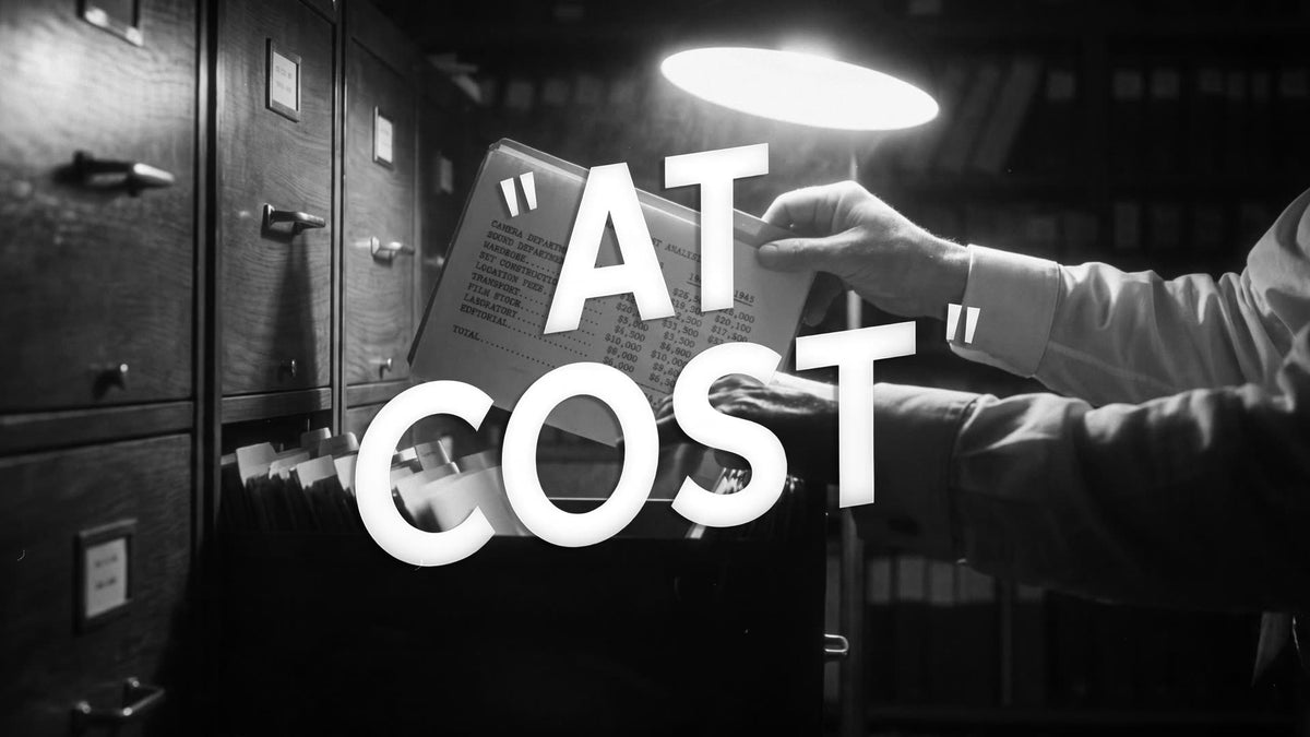 At Cost — the money you're only moving, kept out of your fee