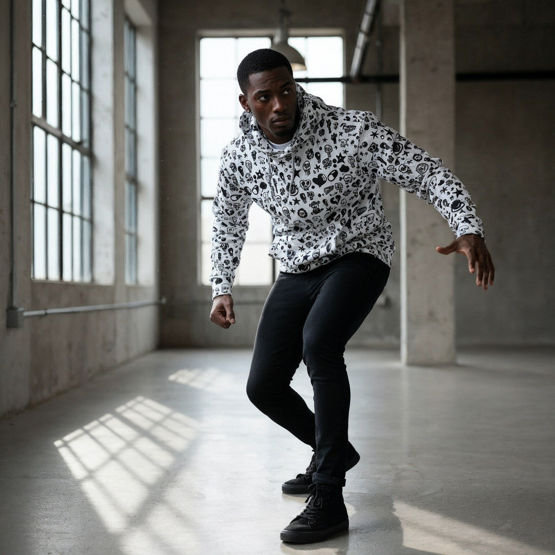 Skulls Hoodie | Unisex Skull Print Hoodie | DesignHero Shop