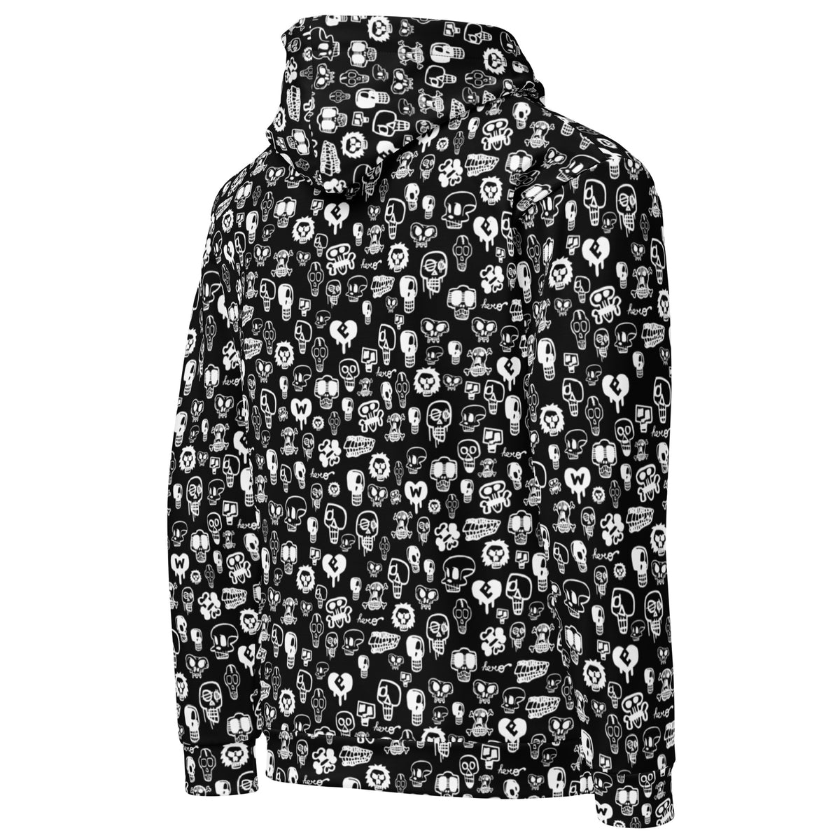 Black Skull Unisex Hoodie - Design Hero
