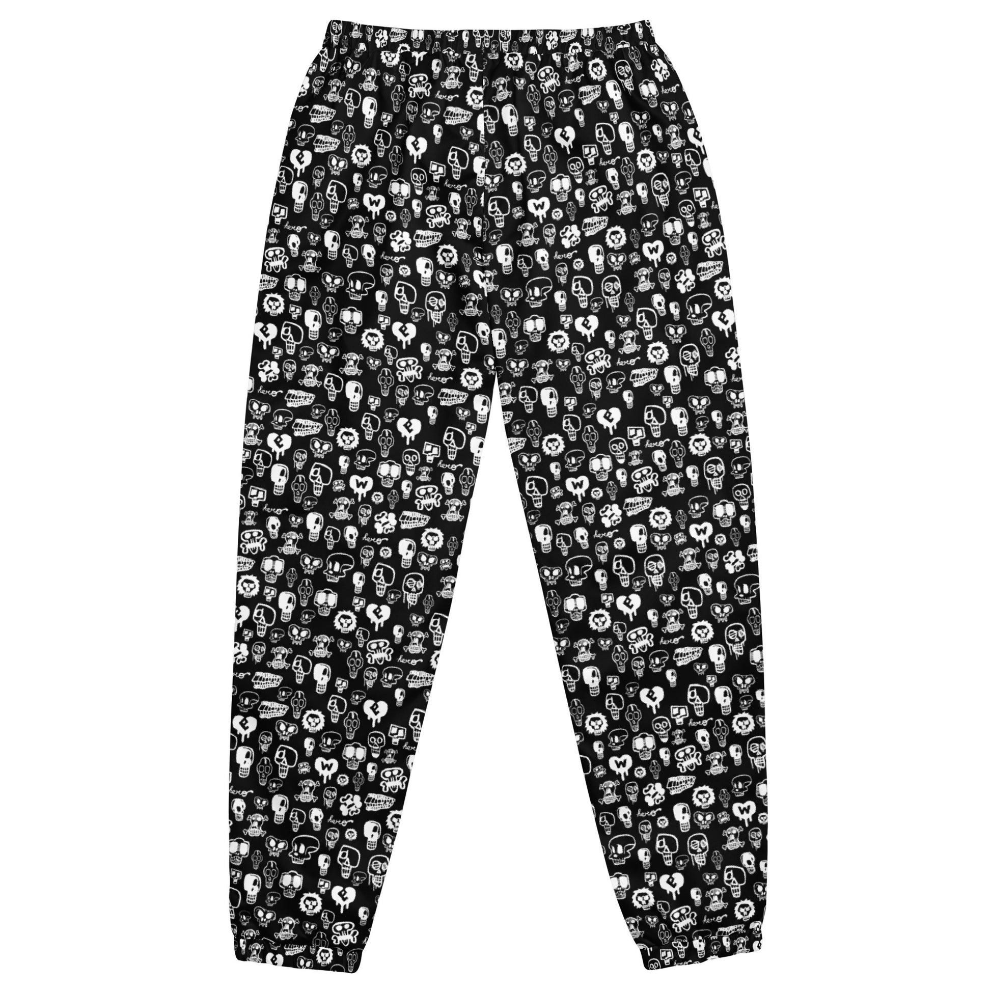Skull Print Unisex Track Pants by HERO: Stand Out in Style and Comfort - Design Hero