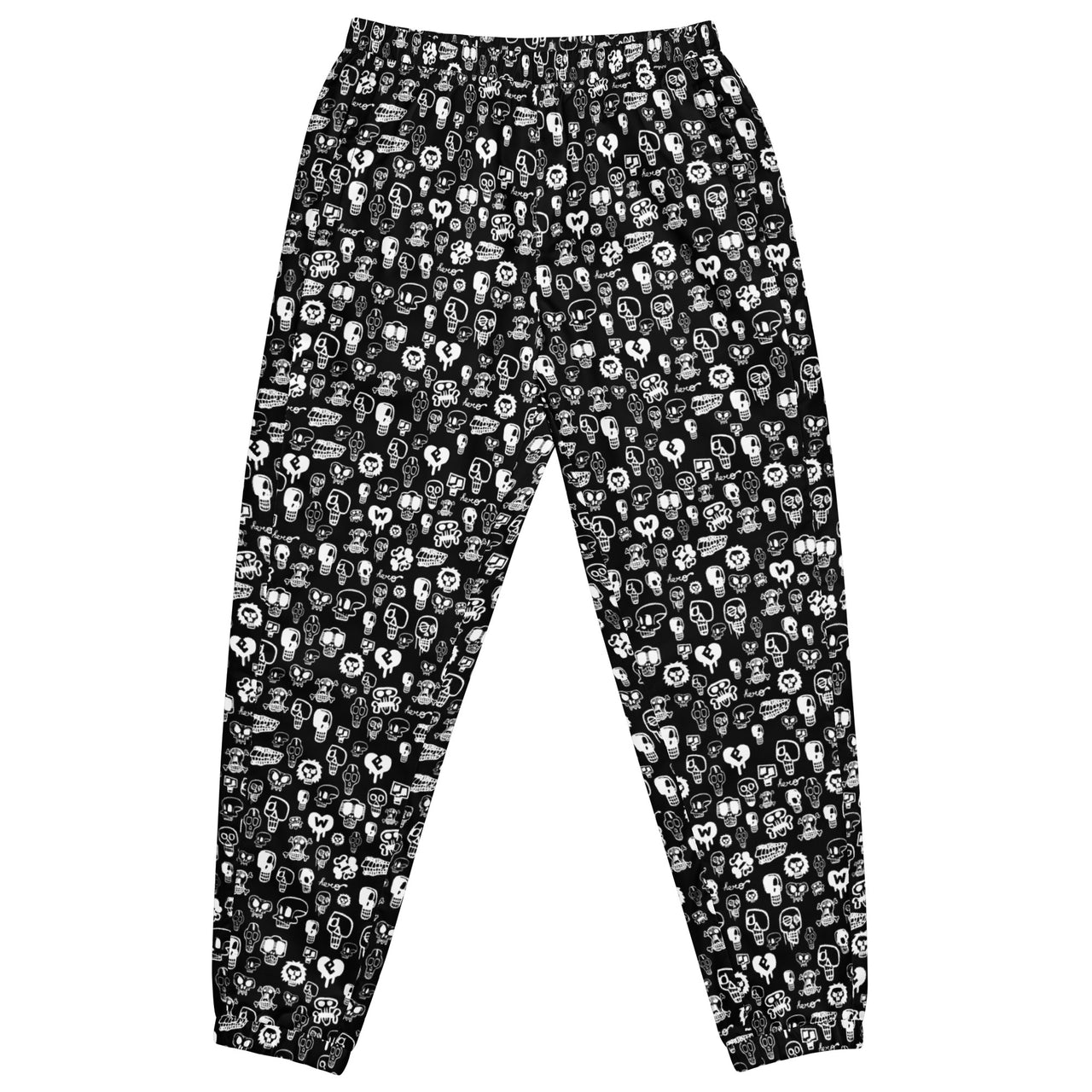 Skull Print Unisex Track Pants by HERO: Stand Out in Style and Comfort - Design Hero