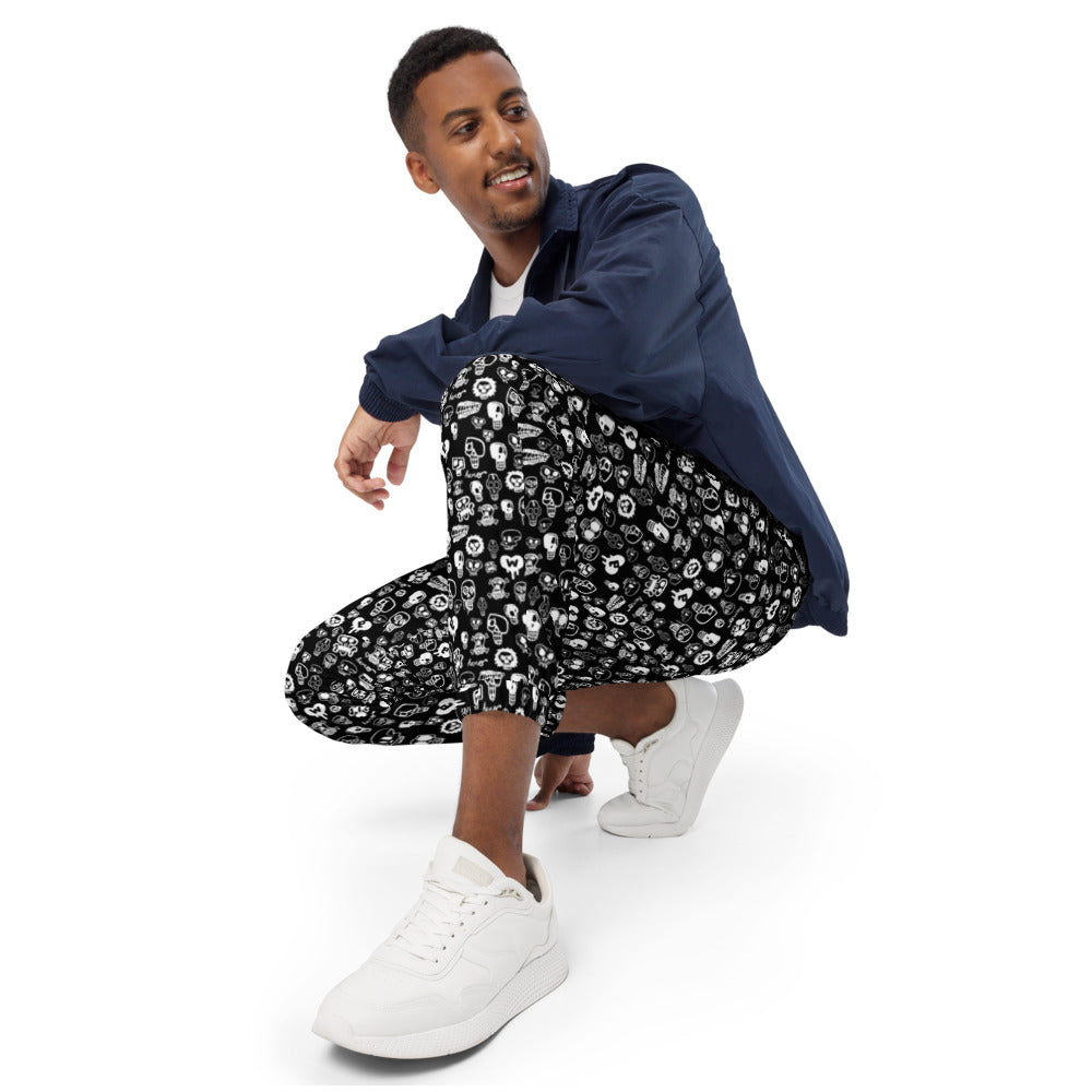 Skull Print Unisex Track Pants by HERO: Stand Out in Style and Comfort - Design Hero