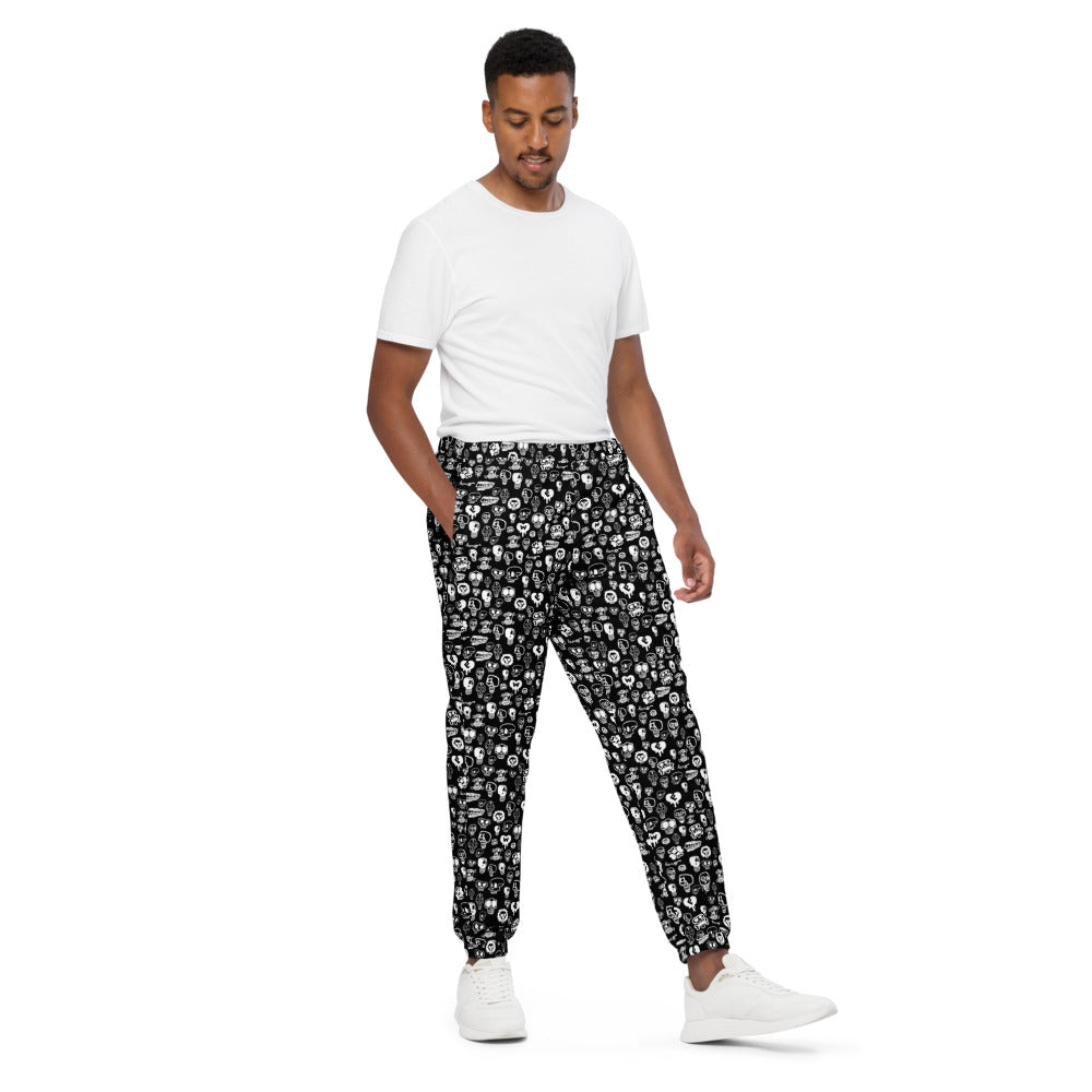 Skull Print Unisex Track Pants by HERO: Stand Out in Style and Comfort - Design Hero