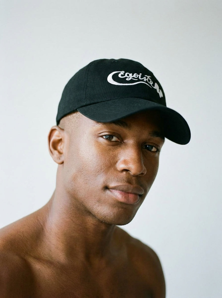 Egoiste Designer Cap by Hero | DesignHero Shop worn by a model