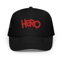 HERO Foam Trucker Hat – Unisex Trucker Hat Adjustable Cap - Design Hero