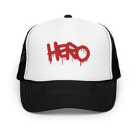 HERO Foam Trucker Hat – Unisex Trucker Hat Adjustable Cap - Design Hero