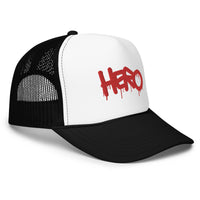 HERO Foam Trucker Hat – Unisex Trucker Hat Adjustable Cap - Design Hero