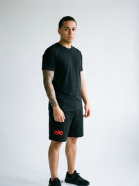 HERO Unisex Fleece Shorts - Comfortable Casual Wear worn by a model