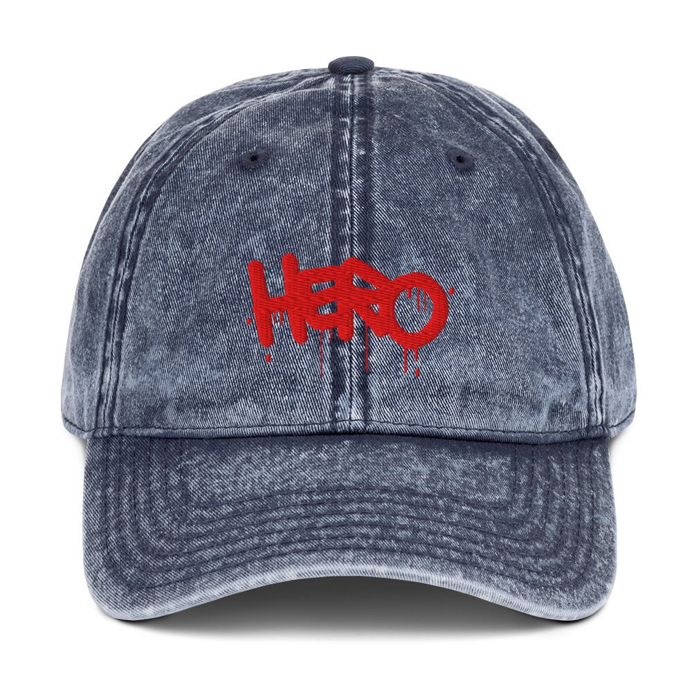 "Hero" Vintage Cotton Twill Cap - Design Hero