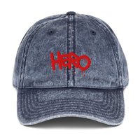 "Hero" Vintage Cotton Twill Cap - Design Hero