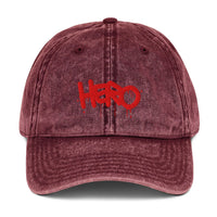 "Hero" Vintage Cotton Twill Cap - Design Hero