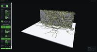 Ivy Studio demo: ivy grown across a wall, real-time in the browser