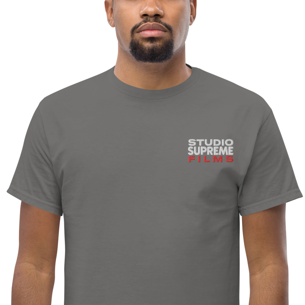"Studio Supreme Films" Embroidered Unisex Classic Tee - Design Hero