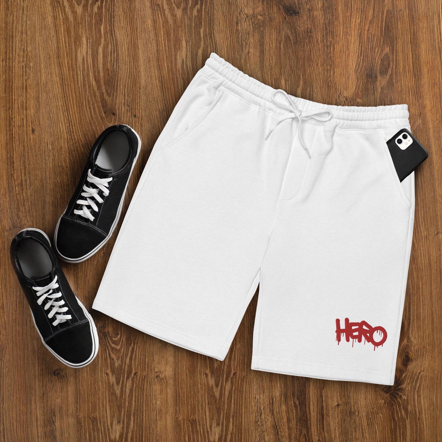 HERO - Men's fleece shorts - Design Hero