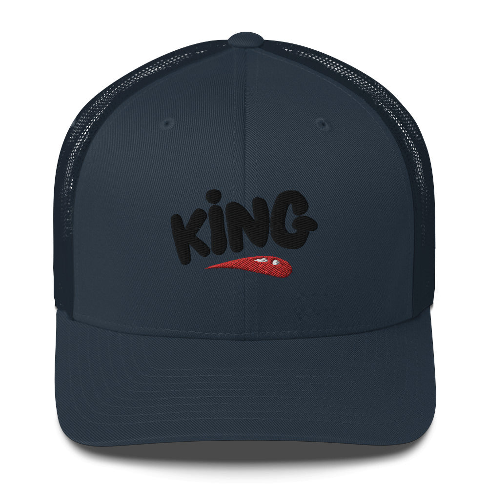 "King" Trucker Cap design by Hero. - Design Hero