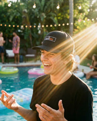 The Black Box Trucker Cap by Design Hero – lifestyle
