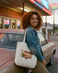 I Love You But I Hate You Eco Tote Bag by Design Hero – lifestyle