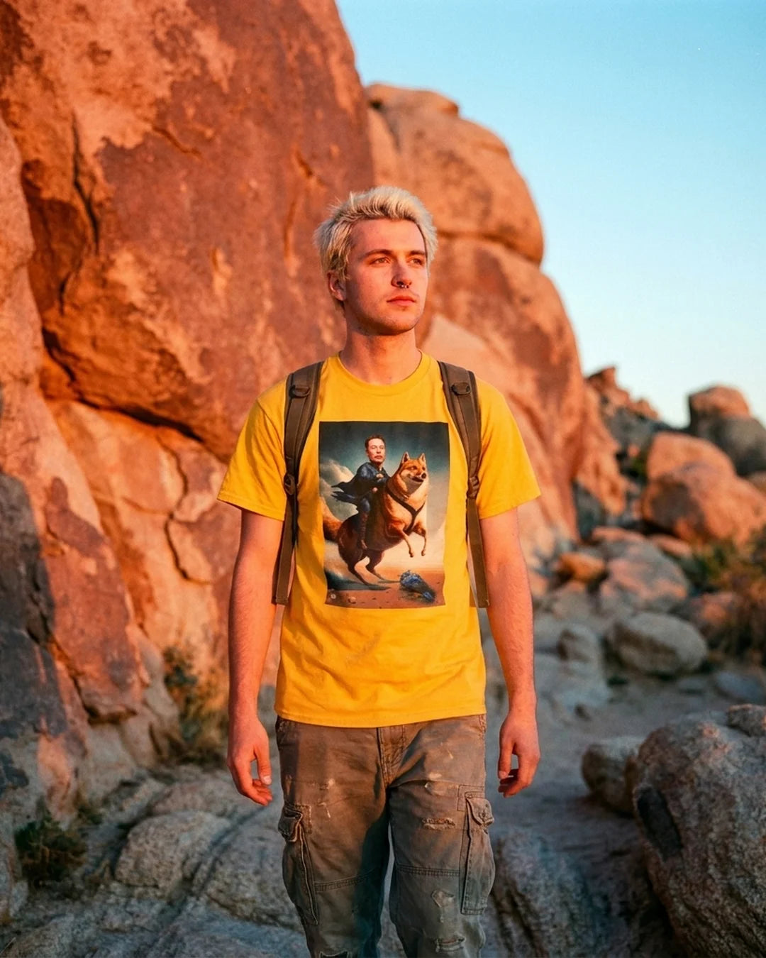 Shiba Elon Tee by Design Hero – lifestyle