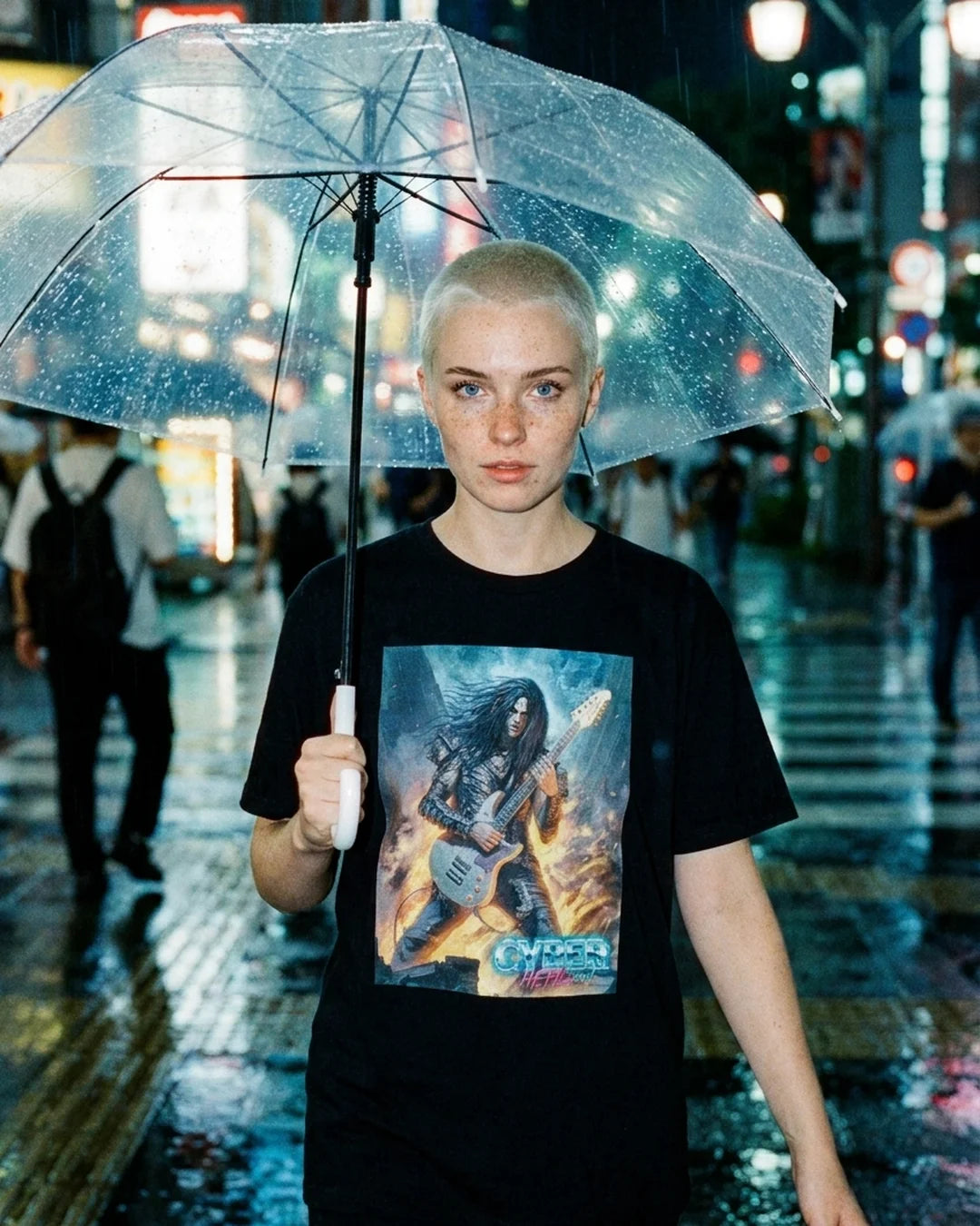 Cyber Metal Tee by Design Hero – lifestyle