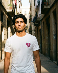Broken Heart Short Sleeve Unisex T Shirt by Design Hero – lifestyle