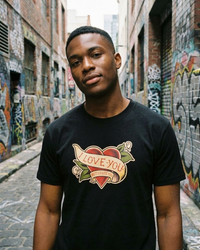 I Love You But I Hate You" Short-Sleeve Unisex T-Shirt by Design Hero – lifestyle