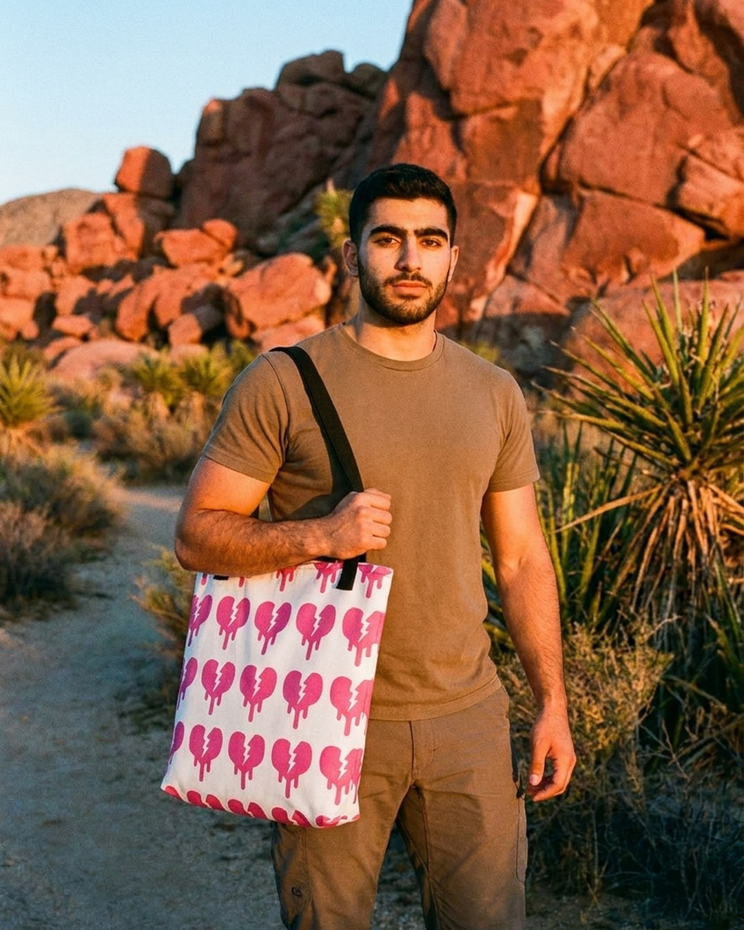 Broken Heart Tote Bag | Unique Design by Hero by Design Hero – lifestyle