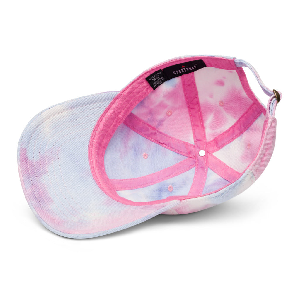 "Hero" Embroidery Tie Dye Hat - Add a Splash of Color to Your Style! - Design Hero