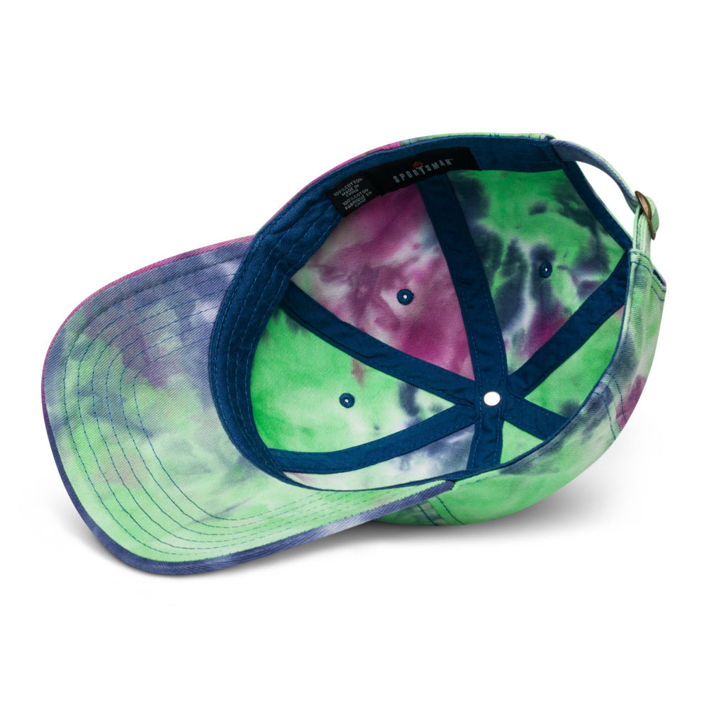 "Hero" Embroidery Tie Dye Hat - Add a Splash of Color to Your Style! - Design Hero