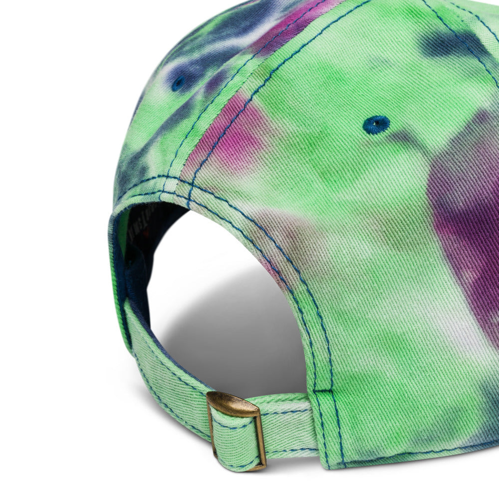 "Hero" Embroidery Tie Dye Hat - Add a Splash of Color to Your Style! - Design Hero