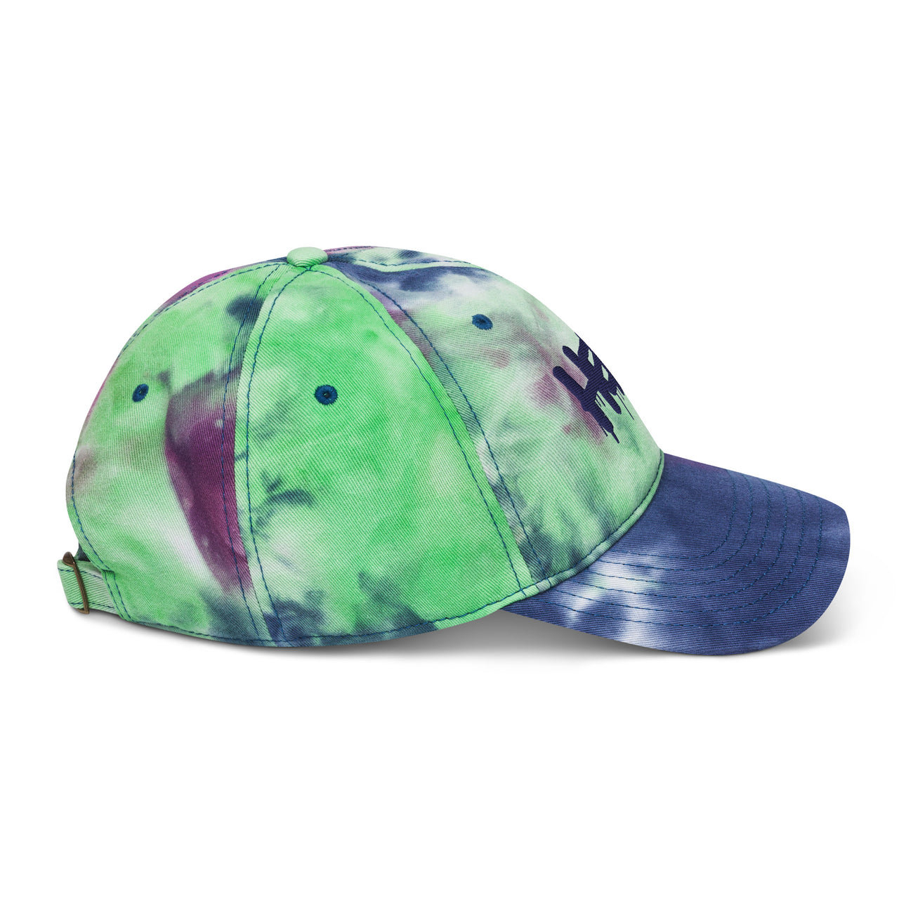 "Hero" Embroidery Tie Dye Hat - Add a Splash of Color to Your Style! - Design Hero