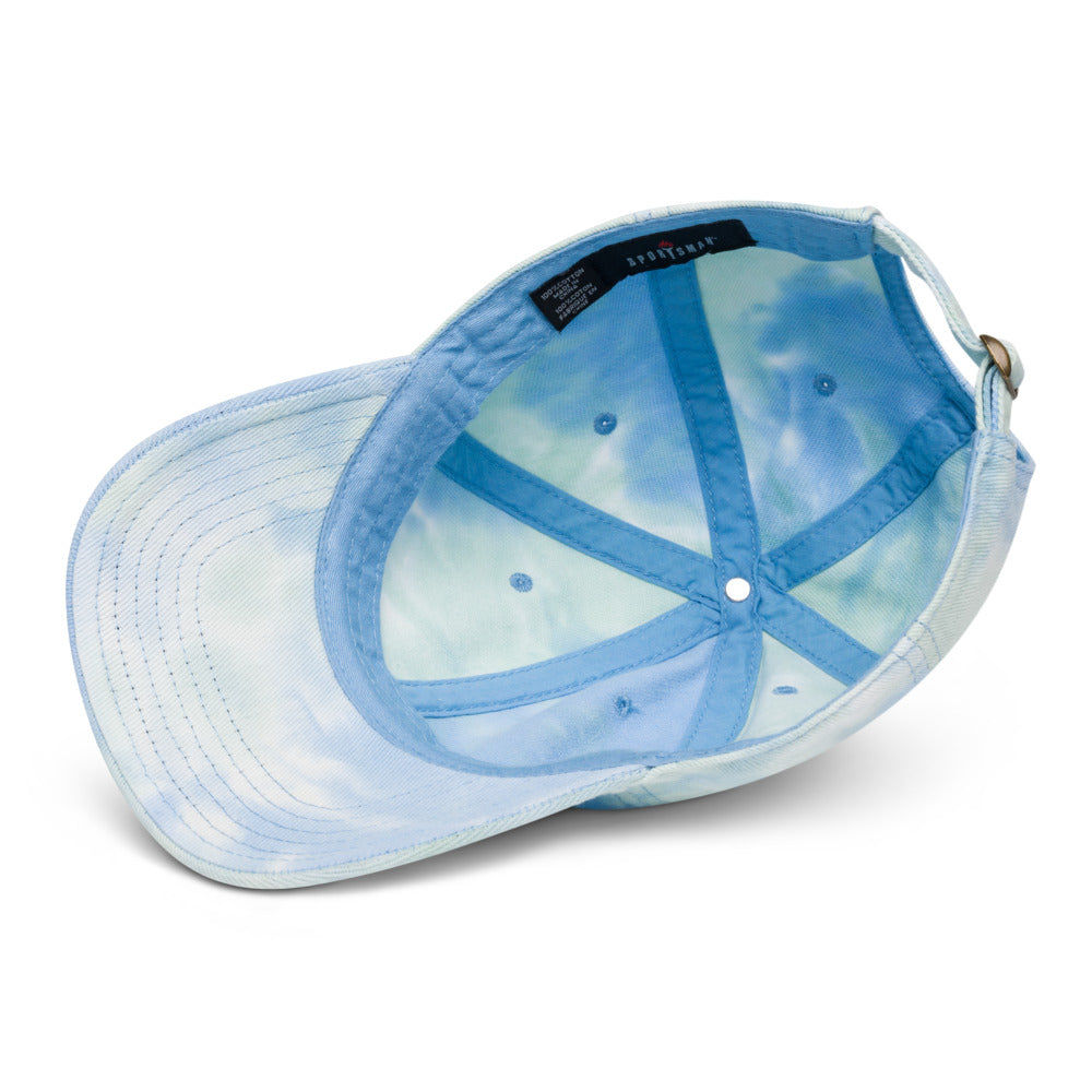"Hero" Embroidery Tie Dye Hat - Add a Splash of Color to Your Style! - Design Hero