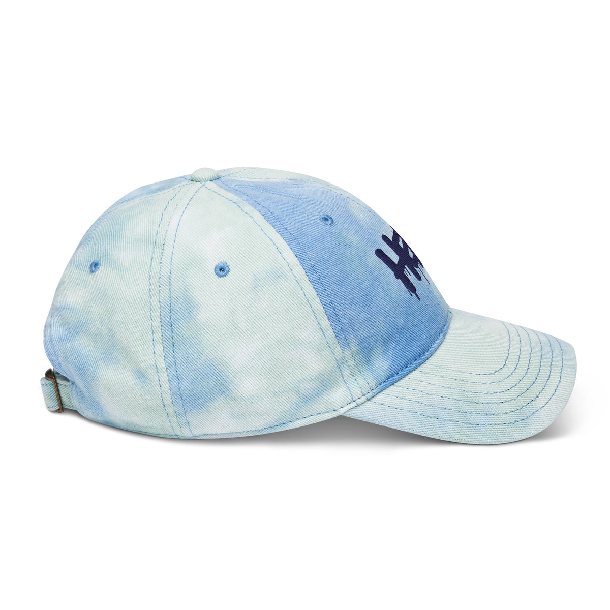 "Hero" Embroidery Tie Dye Hat - Add a Splash of Color to Your Style! - Design Hero