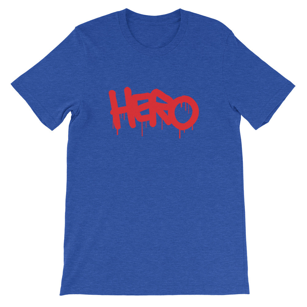 "Hero" Short-Sleeve Unisex T-Shirt design by Hero. - shop.designhero