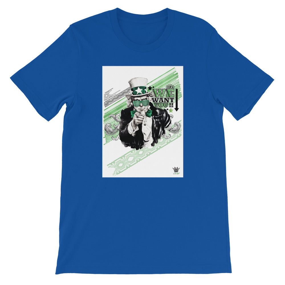 "We want you" Short-Sleeve Unisex T-Shirt - shop.designhero
