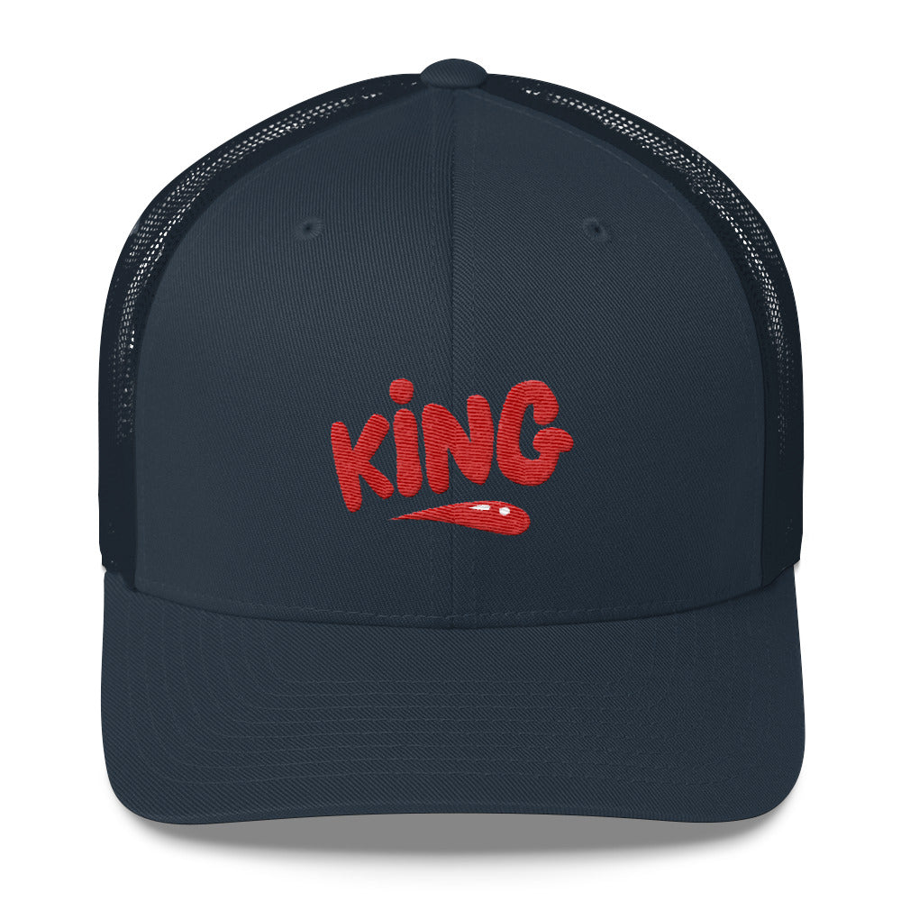 "King" Trucker Cap design by Hero. - shop.designhero