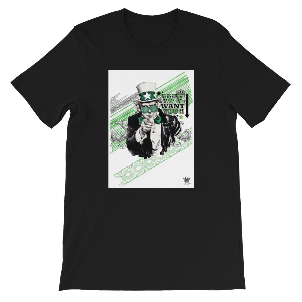"We want you" Short-Sleeve Unisex T-Shirt - shop.designhero