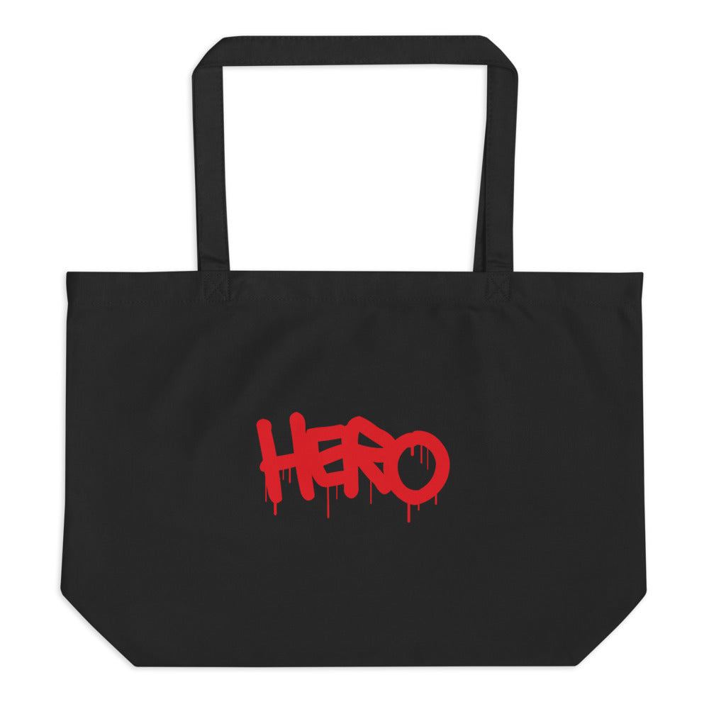"Hero" Large organic tote bag - shop.designhero
