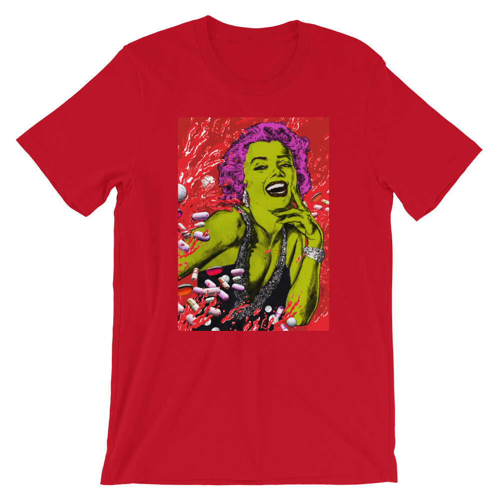 "Marylin" Short-Sleeve Unisex T-Shirt design by Hero. - shop.designhero