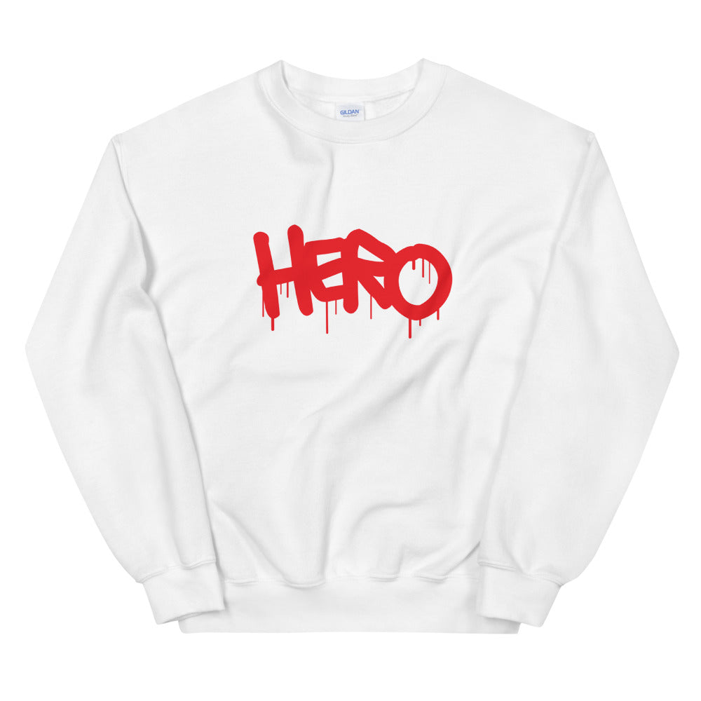 "Hero" Unisex Sweatshirt design by Hero. - shop.designhero