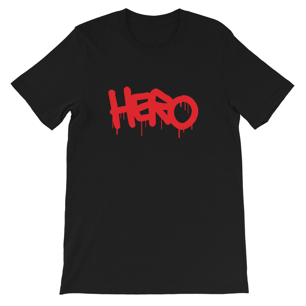 "Hero" Short-Sleeve Unisex T-Shirt design by Hero. - shop.designhero