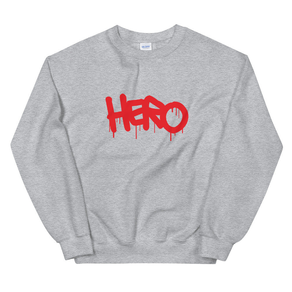 "Hero" Unisex Sweatshirt design by Hero. - shop.designhero