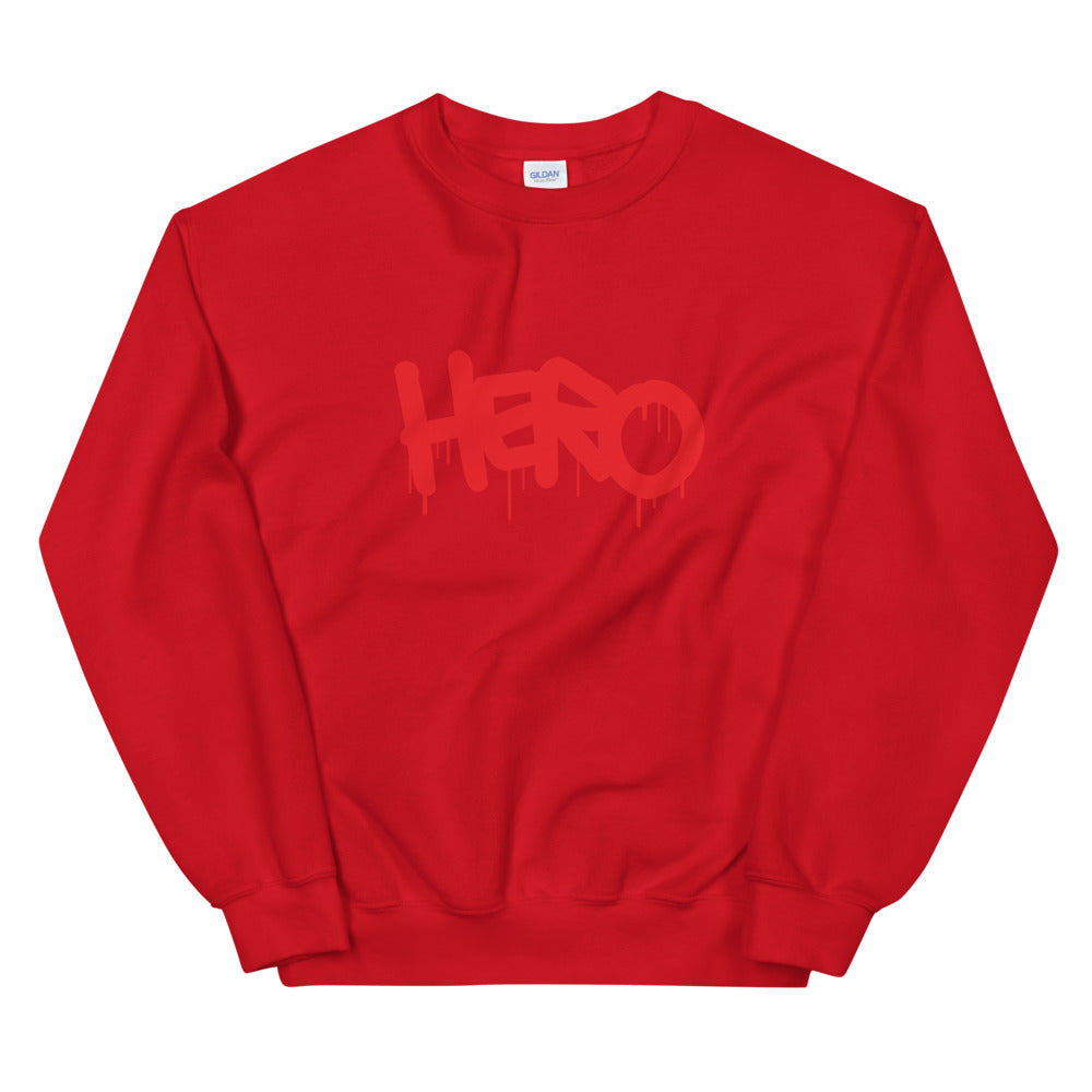 "Hero" Unisex Sweatshirt design by Hero. - shop.designhero